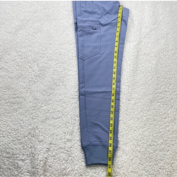 NWT FIGS Zamora 2.0 Jogger Scrub Pants XXS Blue FIONx Cargo Medical Uniform - Picture 8 of 12